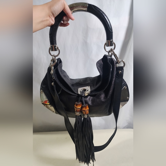 Gucci Handbags - Gucci Babouska Indy Hobo 2 way. Hairline scratches on hardware.